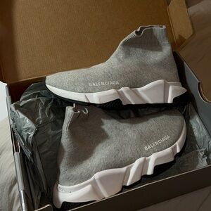 Balenciaga Grey Speed Trainer “Sock Balenciaga”